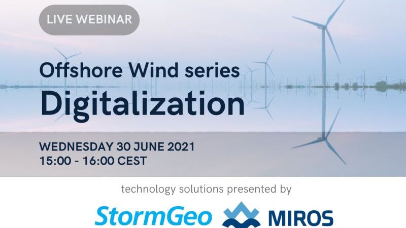 Join us at the offshore wind and digitalization webinar